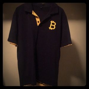 Bitcoin polo shirt Size XL
